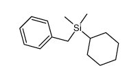 Benzylcyclohexyldimethylsilan结构式