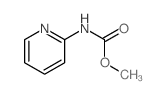 Carbamic acid, N-2-pyridinyl-, methyl ester Structure