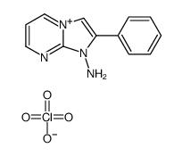 2-phenylimidazo[1,2-a]pyrimidin-4-ium-1-amine,perchlorate Structure