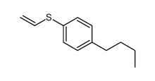 1-butyl-4-ethenylsulfanylbenzene Structure