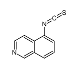 Isoquinoline, 5-isothiocyanato- (9CI) structure