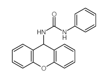 3-phenyl-1-(9H-xanthen-9-yl)urea结构式