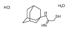 N'-(1-adamantyl)-2-sulfanylethanimidamide,hydrate,hydrochloride结构式