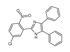 2-(5-chloro-2-nitrophenyl)-4,5-diphenyl-1H-imidazole Structure