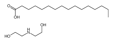 bis(2-hydroxyethyl)ammonium palmitate结构式
