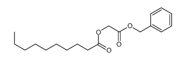 (2-oxo-2-phenylmethoxyethyl) decanoate Structure