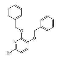 6-bromo-2,3-bis(phenylmethoxy)pyridine结构式