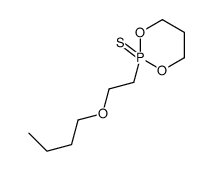 2-(2-butoxyethyl)-2-sulfanylidene-1,3,2λ5-dioxaphosphinane结构式