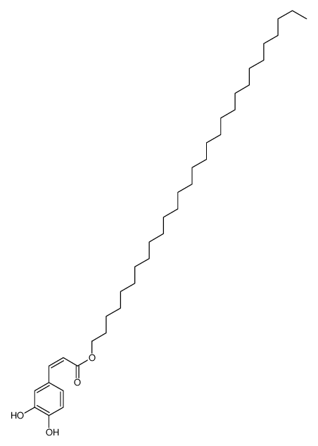 nonacosyl 3-(3,4-dihydroxyphenyl)prop-2-enoate结构式