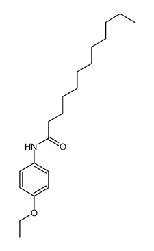 N-(4-ethoxyphenyl)dodecanamide结构式