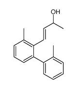 4-[2-methyl-6-(2-methylphenyl)phenyl]but-3-en-2-ol结构式