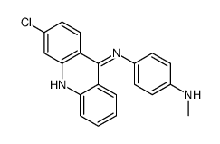 4-N-(3-chloroacridin-9-yl)-1-N-methylbenzene-1,4-diamine Structure