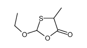 2-ethoxy-4-methyl-1,3-oxathiolan-5-one结构式