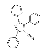 1,3,5-Triphenyl-4-cyanopyrazole Structure
