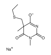 1,5-Dimethyl-5-(ethylthiomethyl)-2-sodiooxy-4,6(1H,5H)-pyrimidinedione picture