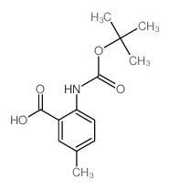 2-叔丁氧羰氨基-5-甲基苯甲酸图片