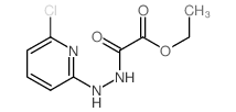 ethyl [(6-chloropyridin-2-yl)amino]carbamoylformate结构式