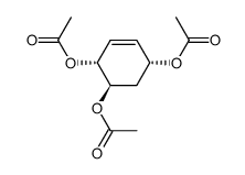 (1R,2R,5R)-(+)-2,5-bis(acetyloxy)cyclohex-3-en-1-yl acetate结构式