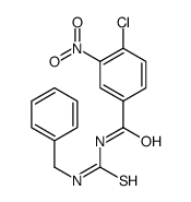 N-(benzylcarbamothioyl)-4-chloro-3-nitrobenzamide Structure