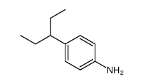 4-(pentan-3-yl)benzenamine结构式