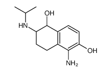 5-amino-6-hydroxy-2-isopropylamino-1,2,3,4-tetrahydronaphthalene-1-ol Structure