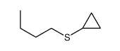 butylsulfanylcyclopropane结构式