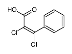 (Z)-2,3-Dichloro-3-phenylpropenoic acid structure