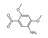 1-amino-2,4-dimethoxy-5-nitrobenzene Structure