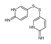 5-[(6-aminopyridin-3-yl)disulfanyl]pyridin-2-amine结构式