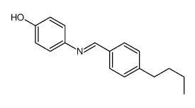 4-[[(4-Butylphenyl)methylene]amino]phenol Structure