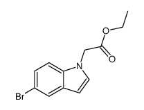 ethyl (5-bromo-1H-indol-1-yl)acetate结构式