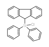 chloro-(9H-fluoren-9-yl)-diphenylsilane结构式