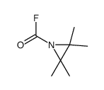 1-Aziridinecarbonyl fluoride, 2,2,3,3-tetramethyl- (9CI) structure