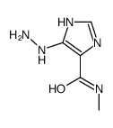 1H-Imidazole-4-carboxamide,5-hydrazino-N-methyl-(9CI) Structure