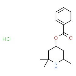 4-BENZOYLOXY-2,2,6-TRIMETHYL-PIPERIDINIUM CHLORIDE结构式