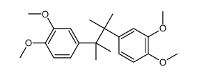 4-[3-(3,4-dimethoxyphenyl)-2,3-dimethylbutan-2-yl]-1,2-dimethoxybenzene结构式