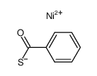 nickel (II) monothiobenzoate结构式