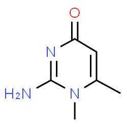 4(1H)-Pyrimidinone,2-amino-1,6-dimethyl-(9CI)结构式