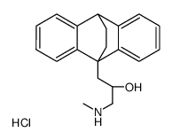 1-(9,10-ethanoanthracen-9(10H)-yl)-3-(methylamino)propan-2-ol hydrochloride Structure