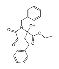 ethyl N,N'-dibenzyl-4,5-dioxoimidazolidine-2-carboxylate Structure