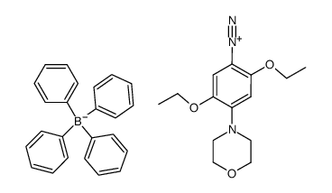 2,5-Diethoxy-4-(N-morpholino)benzendiazonium-tetraphenylborat结构式