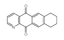 7,8,9,10-tetrahydronaphtho[2,3-g]quinoline-5,12-dione结构式