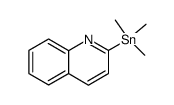 (2-quinolyl)trimethylstannane结构式