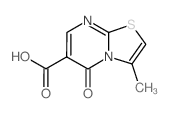 3-甲基-5-氧代-5H-噻唑并[3,2-a]嘧啶-6-羧酸结构式