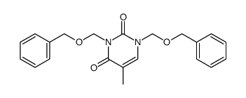 N1,N3-Dibenzyloxymethylthymine结构式