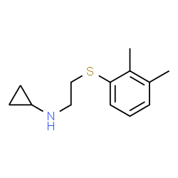 Cyclopropylamine, N-[2-(2,3-xylylthio)ethyl]- (8CI)结构式