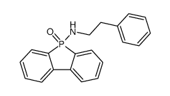 5-[N-(2-phenylethyl)amino]dibenzophosphole-5-oxide结构式