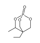 4-ethyl-3-methyl-2,6,7-trioxa-1λ5-phosphabicyclo[2.2.2]octane 1-oxide结构式