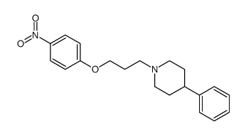 1-[3-(4-nitrophenoxy)propyl]-4-phenylpiperidine结构式