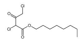 octyl 2,4-dichloro-3-oxobutanoate结构式
